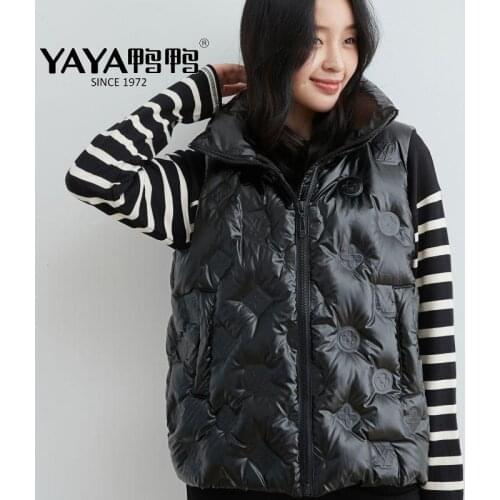 New Down Vest Fashion Early Spring Street style Female Office lady Winter Warm Sleeveless