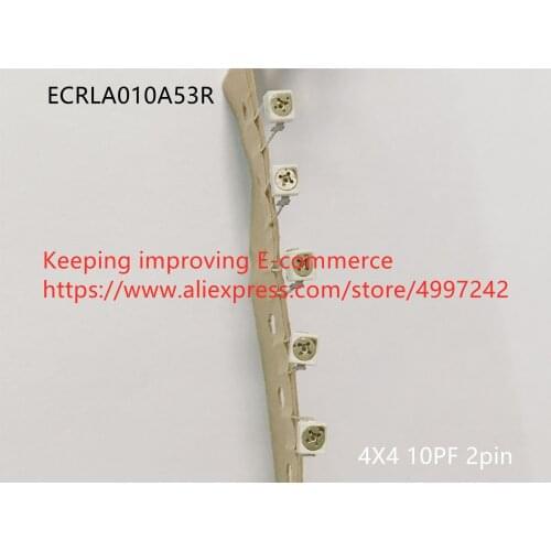 Original new 100% ECRLA010A53R fine-tunable capacitor 4*4 10P variable capacitor ribbon with 2pin (Inductor)