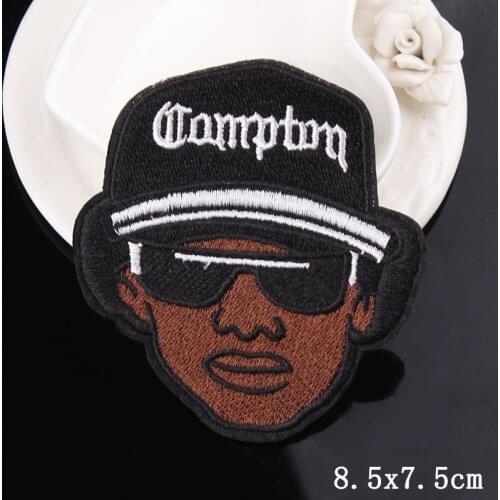 Movie Character Punk Patch Embroidered Patches For Clothing Sewing On Patch Iron On Patches For Clothes Appliques Badges