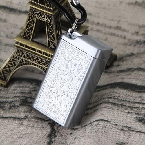 Portable Mini Ashtray with Keychain Outdoor Ashtray for Mountaineering Enthusiasts Smoking Accessories Cigar Ashtray Small
