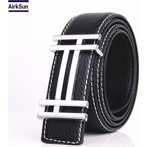Fashion Unisex Genuine Leather Belts For Women Designer Belts Men High Quality Leather Belt Luxury