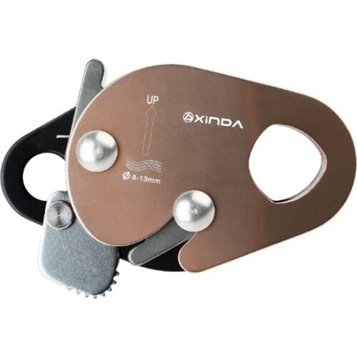 Xinda Camping Rock Climbing Safety Equipment Grasp Rope Devices Automatic Lock Karabiner Anti Fall Protective Gear Fall Arrester