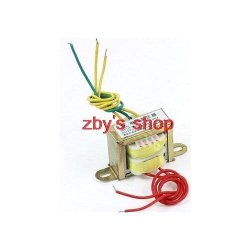 220V 50Hz Input AC Double 9V Output 3W EI Ferrite Core Power Transformer