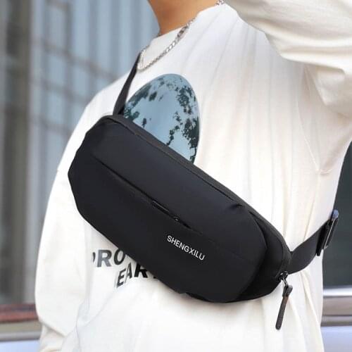 Waterproof Sports Running Chest Bag Unisex Hip Waist Pack Casual Travel Phone Pouch Fashion Crossbody Bag Men Banana Waist Bags