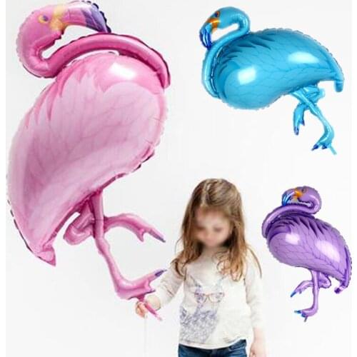 Flamingo balloon children cartoon toy hydrogen balloon birthday party decoration scene layout aluminum foil balloon