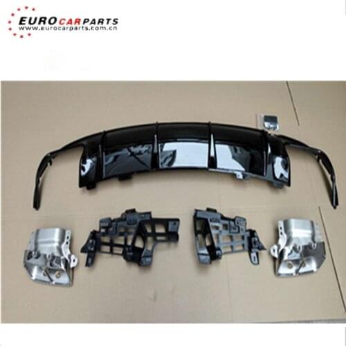 Cla45 rear diffuser with exhaust tips for CLA-class w117 PP material