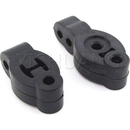Black 1PCS Car Exhaust Pipe Hanger Rubber Pad Muffler Lifting Ear