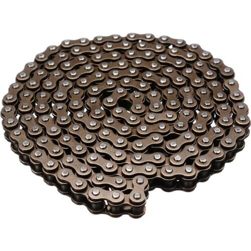 25H 136 Link 144 Link Motorcycle Chain For 47cc 49cc 2 Stroke Mini Moto ATV Quad Go Kart Dirt Bike Scooter Moped Pocket Bike