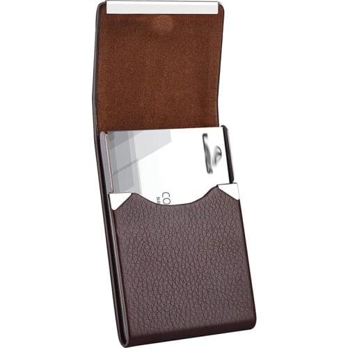 Business Credit Card Case Stainless Steel Aluminum Holder Metal Box Men Card Holder Cover Card Protector Coin Purse Wallet