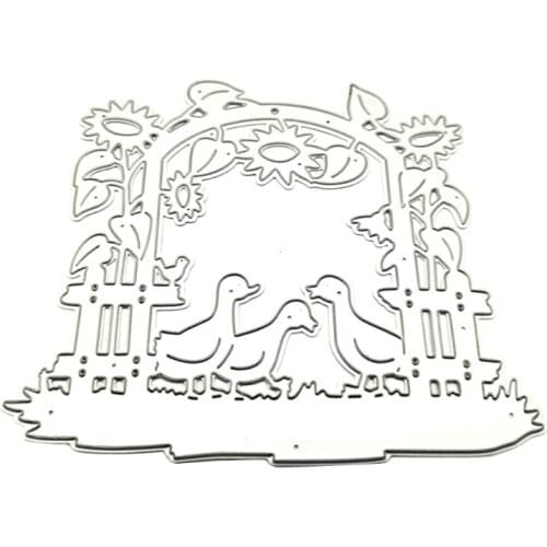 Lawn Three Little Ducks Carbon Steel Cutting Dies DIY Scrapbooking Photo Album Embossing Paper Cards Making Stencil