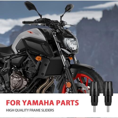 KEMiMOTO For YAMAHA MT 07 MT07 MT-07 FZ-07 2014 2017 2018 2019 Accessories Frame Sliders Protector Left and Right Anti 2014 2017