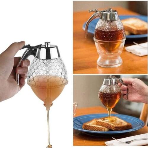 Pressed Honey Flavoring Bottle Juice Distributor Jar Jam Tomato Sauce Bottle Honey Pot Porta Temperos Kitchen Tools Accessories