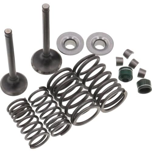Motorcycle Engine Intake Exhaust Stem Valve Guide Oil Seal Kit for Lifan 110cc Horizontal Engine Monkey Dirt Bike Go Cart