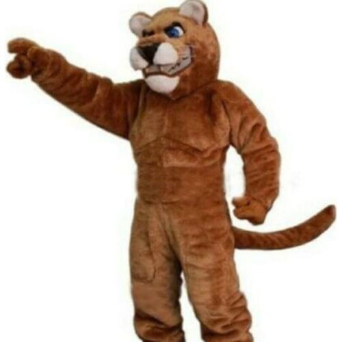 New Happy Carnival Mascot Halloween Cougar Cosplay Performance Costume Adult Birthday Party Advertising Parade Prop Set