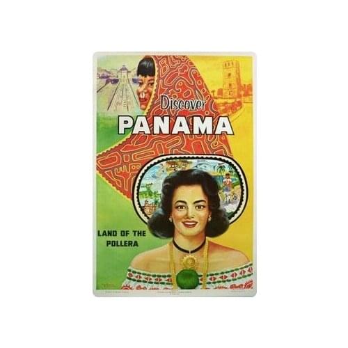 Land of Pollera Panama Travel Tour Classic Retro Vintage Poster Canvas Painting DIY Wall Paper Home Decor Gift