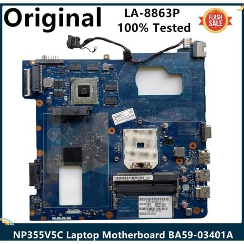 LSC For Samsung 355V5C NP355V5C NP355V4C Laptop Motherboard LA-8863P BA59-03401A BA59-03402A 1GB Graphics Card DDR3 100% Tested