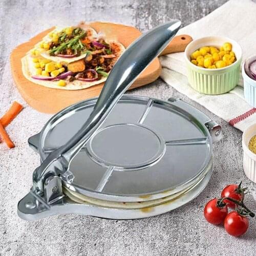 1PC Multifunctional Aluminum Alloy Non-stick Tortilla Maker Press Pan Kitchen Gadgets Bakeware Pie Tools Kitchen Accessories