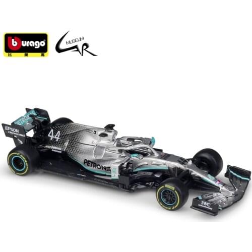 Bburago 1:43 Model Car Simulation Alloy F1 Formula Racing 2019 Mercedes-Benz Team W10 Simulation Alloy Car Model Toy