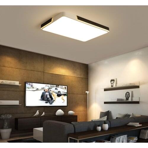 New Acrylic LED Chandeliers For Living Room Kitchen Bedroom Studyroom Villa Office Foyer Dining Room Indoor Decorative Lights