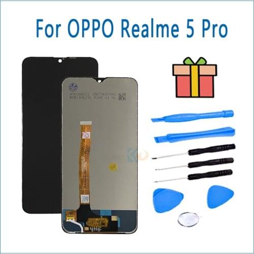Original LCD For OPPO Realme 5 Pro LCD Display Touch Screen Digitizer Assembly Glass Sensor For Realme Q RMX1971 lcd