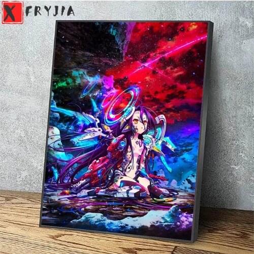 Full Square Diamond Painting Fantasy cartoon anime girl Mosaic Needlework Picture Rhinestones Diamond Embroidery Sale Home Decor