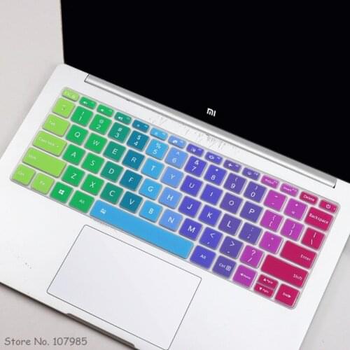 Dustproof Silicone Keyboard Cover Protector Skin Guard 12 inch 2017 For Xiaomi Air 12 Laptop 12.5 inch For Mi notebook Air 12.5