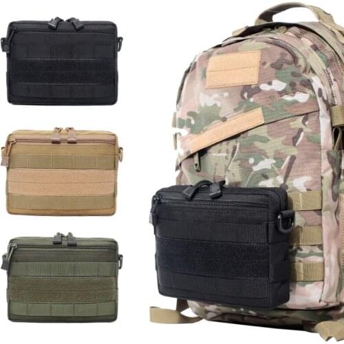 EDC Tactical Nylon Molle Tool Bag Utility Organizer Pouch Vest Waist Pouch Storage Bag Waterproof Field Sundries Bag