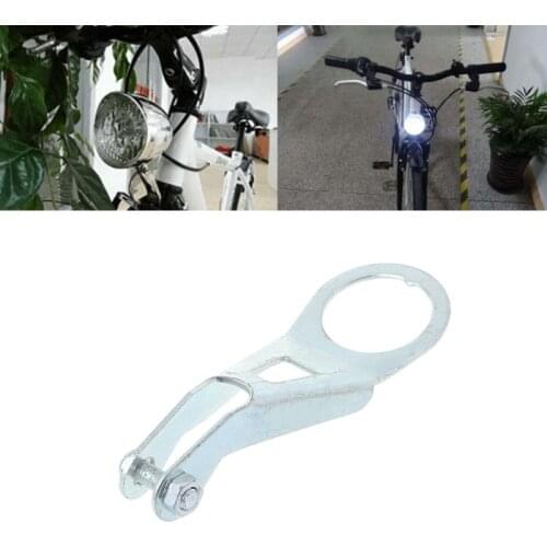 Bicycle Vintage Light Holder Headlight Cycling Lamp Retro Sensor Generator Support LED Lights Front Light Mount High MTB