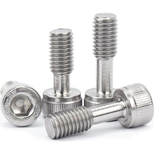 M3 M4 M5 M6 M8 M10 304 Stainless Steel Inner Hexagon Short Head Anti-drop Screw Loose Screw Half-thread Bolt