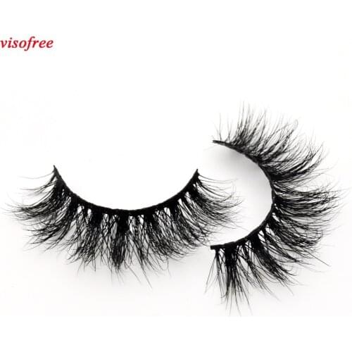 Visofree Eyelashes 3D Mink Lashes Crisscross Mink False Eyelashes Hand Made Full Strip Eye Lashes cilios dramtic eye lashes 109