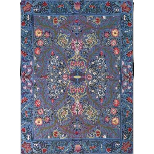 100% Cotton Jacquard Belgian Tapestry Top Grade Wall Decoration European Non Printing Tapestry William Morris Garden 102*140cm