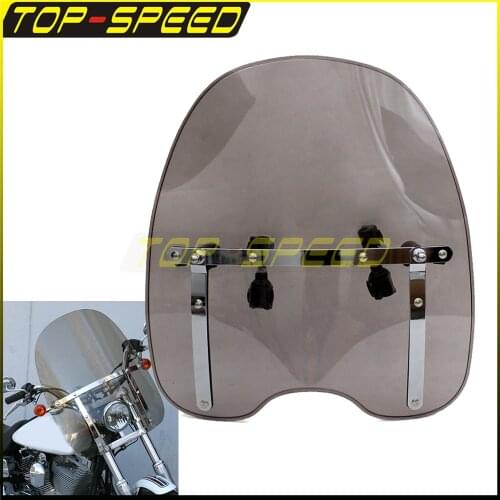 Motorcycle Accessories 7/8" 1" Wind Deflectors Windshield Windscreen For Yamaha V-Max 1200 1969-2017 V Star 650 1969-2017