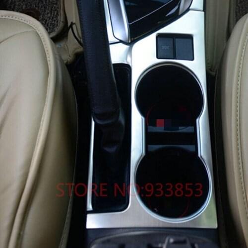Car cup holder decorative frame sticker For LHD Corolla 2014 2015