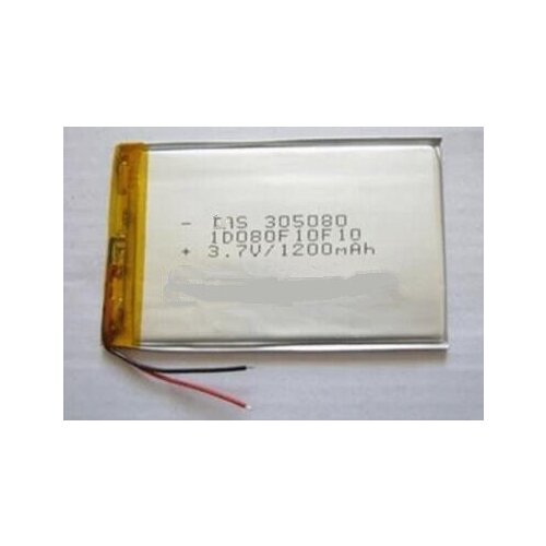 Free shipping 2pcs/lot 3.7v 1200mah 305080 polymer lithium rechargeable battery li-po battery for power bank GPS MP3 recorder