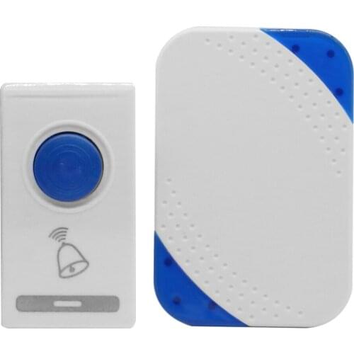 32RingtonesSmartWireless Doorbell Remote ControlIntelligent Door Ring Home Office Hotel SecurityTransmitter+Receiver