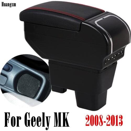 Centre Console Storage Box 9USB For Geely MK 2008-2013 Armrest Arm Rest 2009 2010 2011 2012