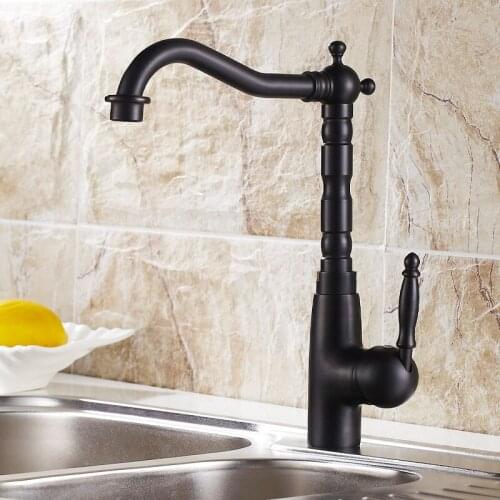 Black/antique copper leading kitchen faucet Xiancai basins leading Cold heat sink capacity of the faucet