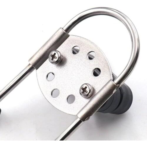 2xMarine Grade Stainless Steel Horseshoe Lifebuoy Holder for Yacht Ship Boat