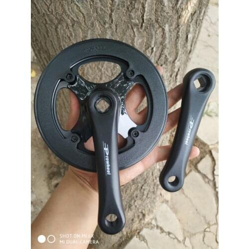 KIDS Child Bike Crank Alloy Aluminum Crankset with Protect Cover