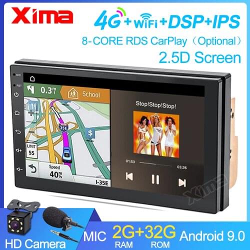 XIMA 2.5D 7 Inch Android 2din Radio Car Multimedia Player For Volkswagen Nissan Hyundai Kia Toyota FORD Renault