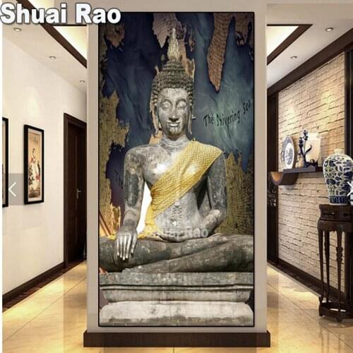 5d large buddha God bless You full square diamond painting Round diamond embroidery cross stitch mosaic home art