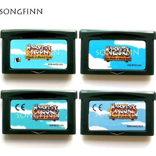Harvest Moon Friends of Mineral Town Series Memory Cartridge Card for 32 Bit Video Game Console Accessories