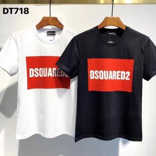 2021 New DSQ2 High Street Trend Mens Printed T-Shirt DT718