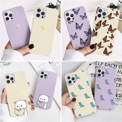 Soft TPU Case For Xiaomi Mi 11 Lite Ultra 11i 8 A1 A2 CC9e Poco M3 Redmi Note 10S 9A 9 10 K40 Pro Max 9T Animal Cover Funda Bags