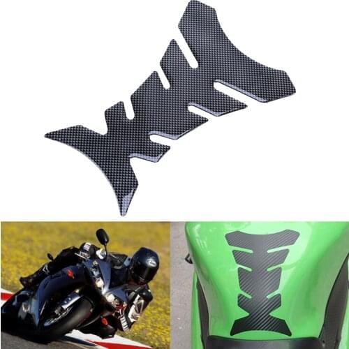 Carbon Fiber Tank Pad Protector Sticker For Motorcycle Universal Decal Sticker For Kawasaki Ninja Honda Harley Bike