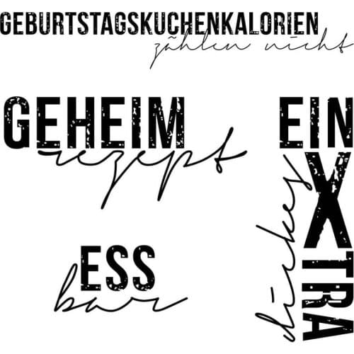 German Transparent Clear Silicone Stamp/Seal for DIY scrapbooking/photo album Decorative clear stamp y804