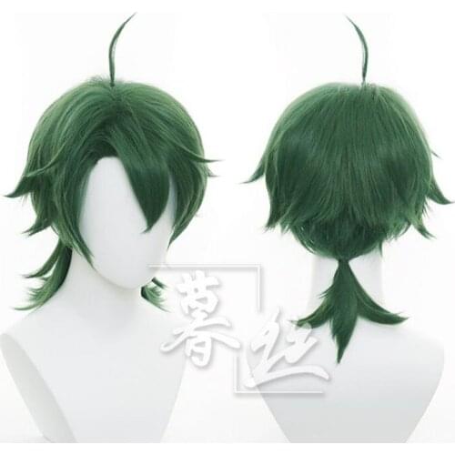 Anime Green Short Wig Cosplay SK8 the Infinity Joe Costume Heat Resistant Synthetic Hair SK Party Wigs SK Eight