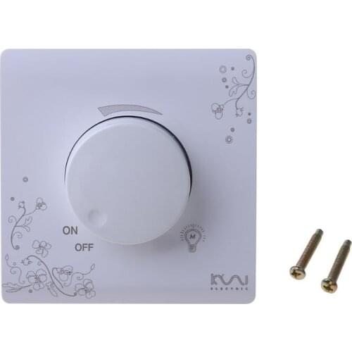 Luxury Wall Dimmer Switch Ivory White Brief Art Weave Light Switch AC 220-250V