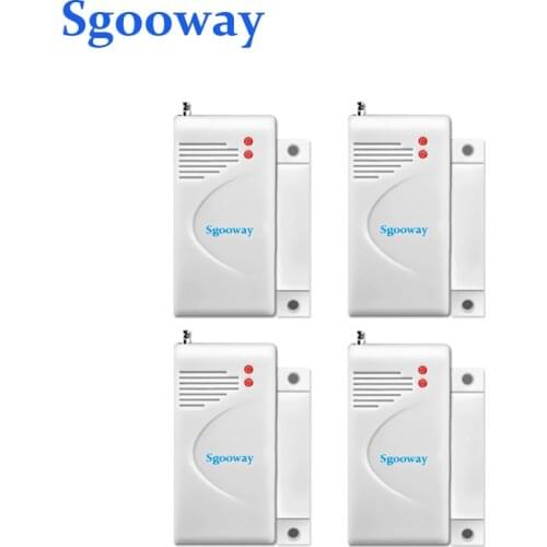 Sgooway Good price Wireless 433mhz Door sensor,door alarm magnetic door detector security door contact