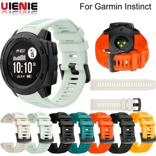 22mm silicone strap For Garmin Instinct smart watch frontier/classic wristband For Garmin Instinct watch bracelet accessories
